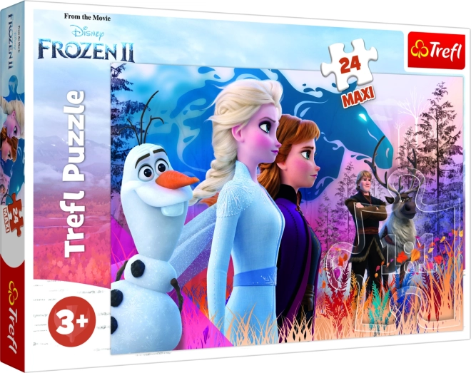 Puzzle MAXI 24 kosov FROZEN 2 – Čarobna pustolovščina