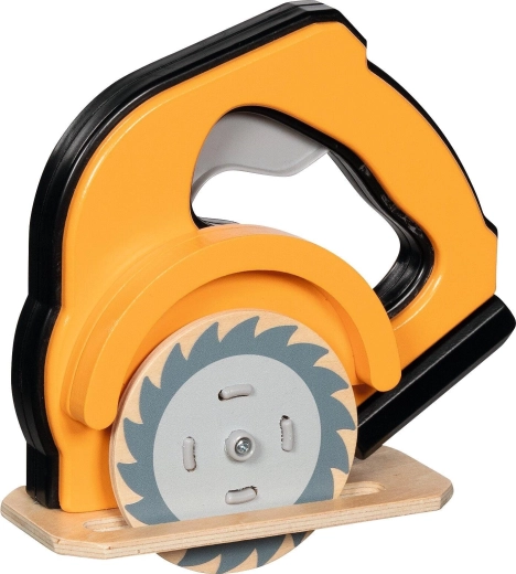 Children’s wooden circular saw with a working blade - 1 piece