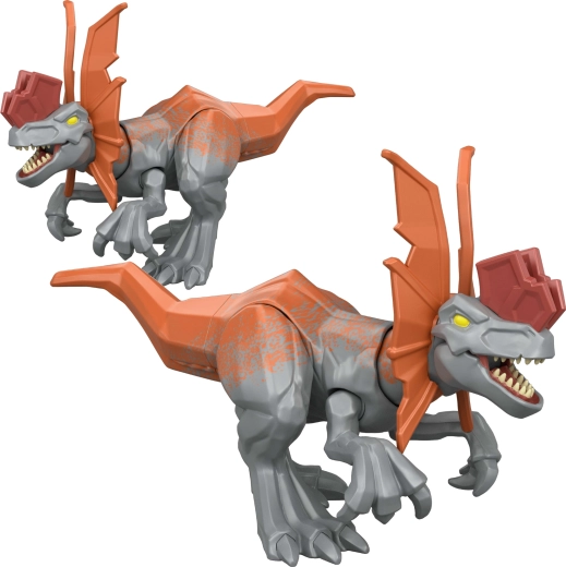 Mattel Jurassic World Mayhem Mix-Ups figurica dilofosaver 2 v 1