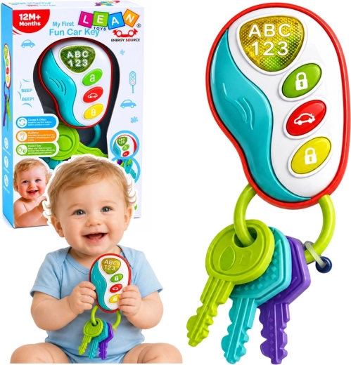 Interactive Car Keys for Toddlers with Lights and Sounds