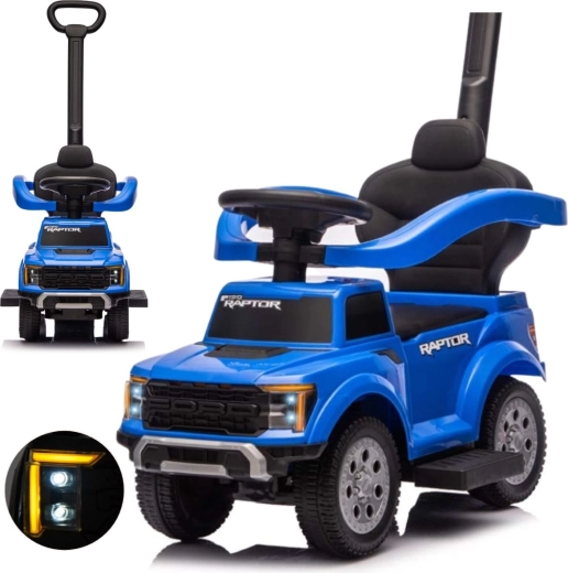 Milly Mally otroški poganjalec z vodilnim ročajem Ford F-150 3 v 1 moder