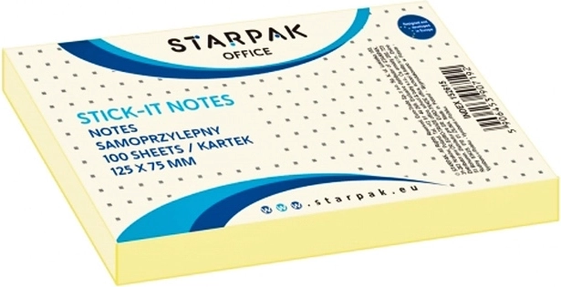 Lepljivi listki Stick-it veliki rumeni 12,5 cm, 100 listov - 1 kos