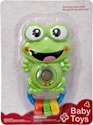 Ropotuljica za dojenčke žabica s svetlobo