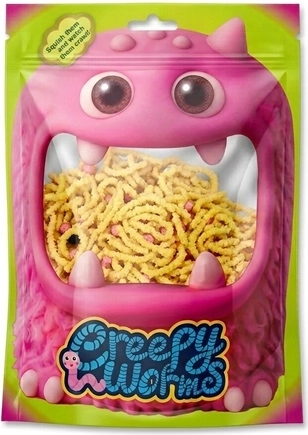 STNUX Creepy worms – senzorični rumeni črvički