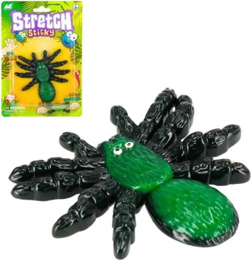 Stretchy rubber spider