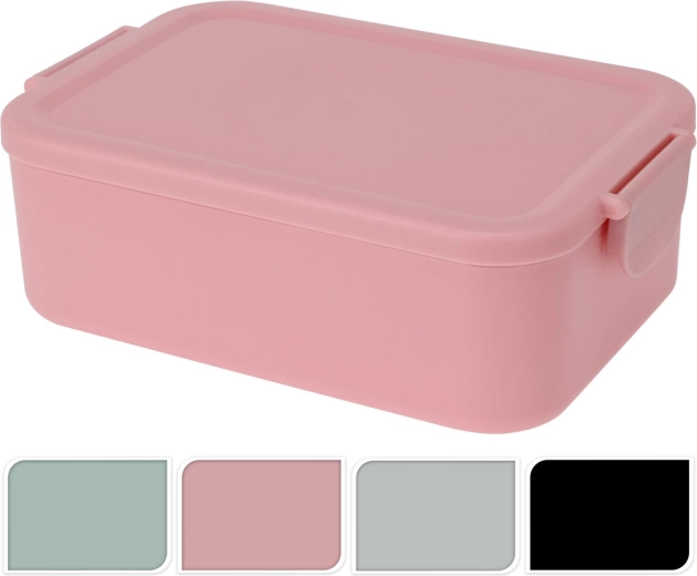 Škatla za malico s klik zapiralom 20 × 14 × 7 cm, mešanica barv