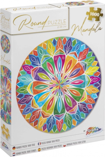 Okrogli puzzle Mandala 1000 kosov (68 cm)