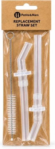 PETITE&MARS Komplet nadomestnih slamic za termovko 350 ml