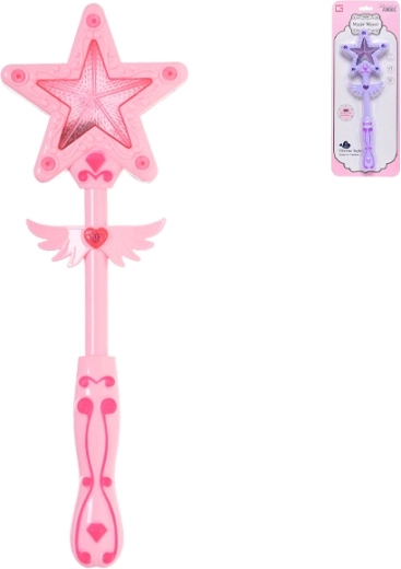 Magic wand with light and sound (plastic) - 1 piece