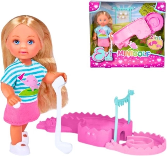 Punčka Evička set za minigolf