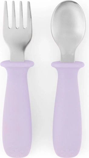 Skip Hop Besties Squad set žličke in vilice purple 12m+