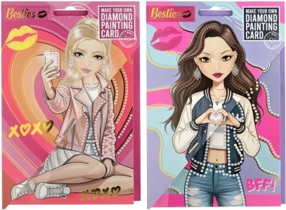 Diamantno slikanje – voščilnice Besties