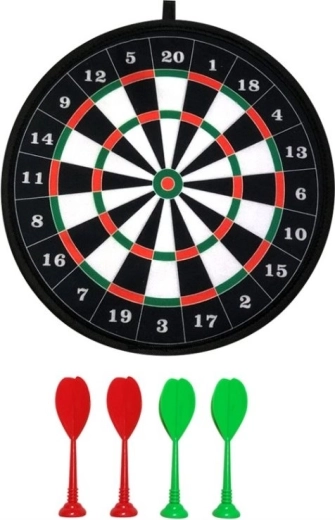 ALLTOYS tarča z ježkom s 4 puščicami, 36 cm