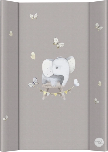 Ceba Baby ultra lahka trda previjalna podloga s ploščo 50 × 70 cm little elephant