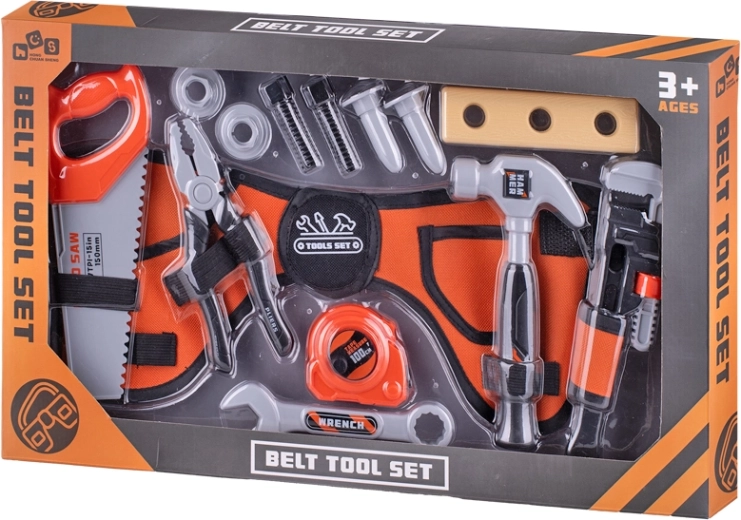 Otroški komplet orodja z pasom 83 cm – 6 delov