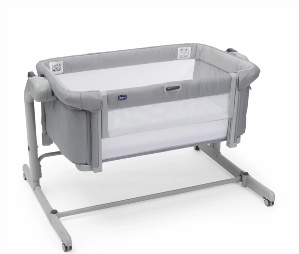 Chicco Next2Me Magic Evo prislonjena posteljica grey mist