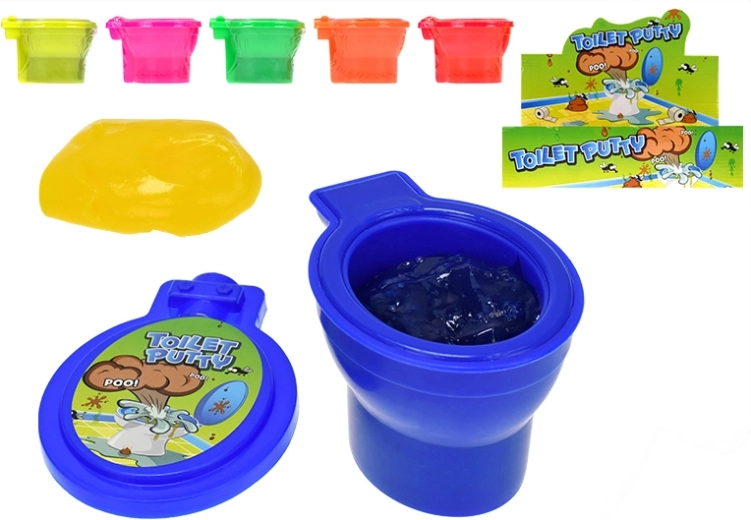 Profesor Slime WC s sluzom – neonske barve