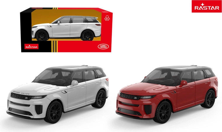 Kovinski avtomobilček Range Rover Sport SV RASTAR 1:43 rdeč - 1 kos