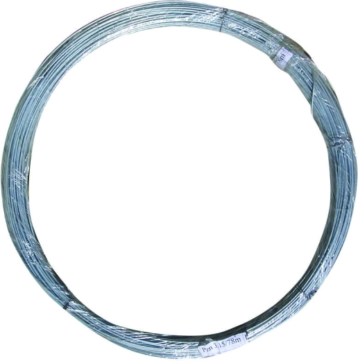 Plastično prevlečena napenjalna žica PVC 3,40 mm, 104 m, zelena RAL 6005