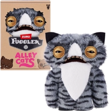 ZURU Fuggler Alley Cats plišasta mačka Wide Eyed Cat 23 cm
