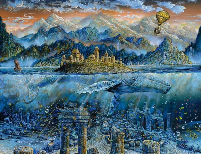 Sestavljanka 2000 kosov RAVENSBURGER Modrost kitov