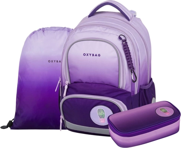 Šolski set Oxybag OXY NEXT Purple 3 kosi