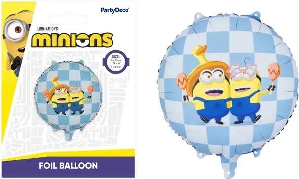 Foil balloon candy Minionki 35 × 35 cm mix - 1 piece