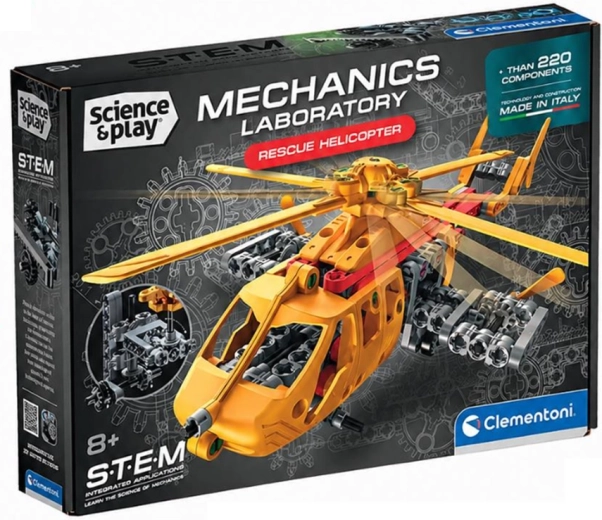 Clementoni Science & Play mehanski laboratorij: reševalni helikopter