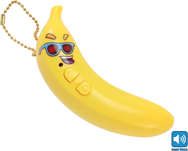 Govoreča banana s funkcijo snemanja, 10 cm