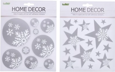 Okrasje za steno ali okno – Božični motivi 22,9x18,5 cm