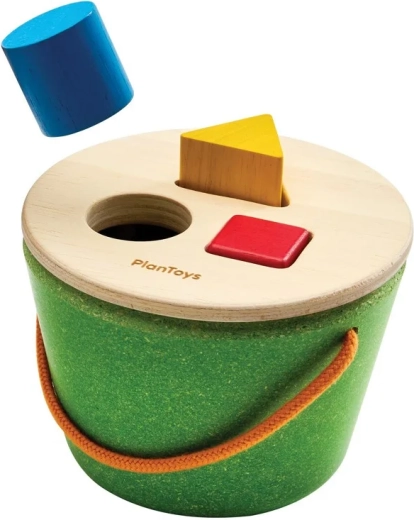 PlanToys vstavljalna škatla z oblikami