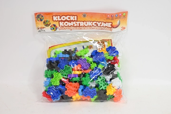Sestavljanka – barvne konstrukcijske kocke 130 kosov