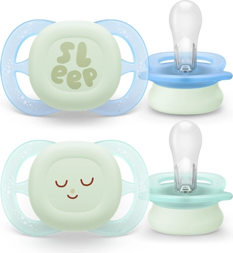 Philips AVENT nočni dudek UltraStart 0–2 m, 2 kos