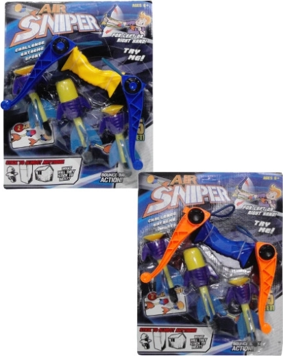 Plastični samostrel za otroke s 3 varnimi naboji