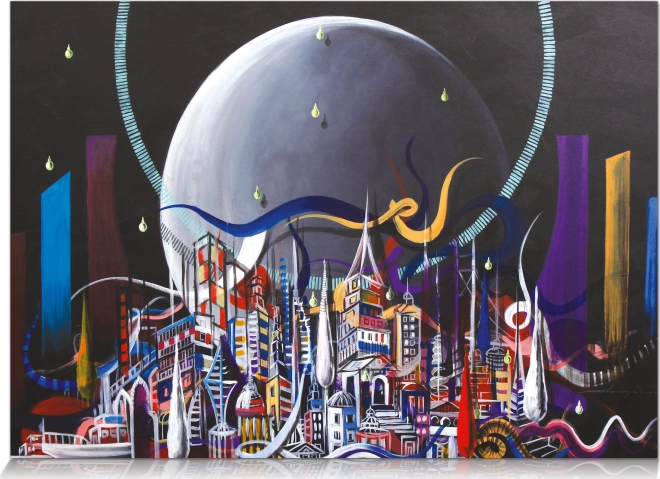 Puzzle Mesečno mesto 1000 kosov