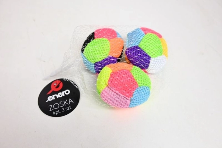 Enero žonglerska žogica (footbag) – barvni komplet 3 kos