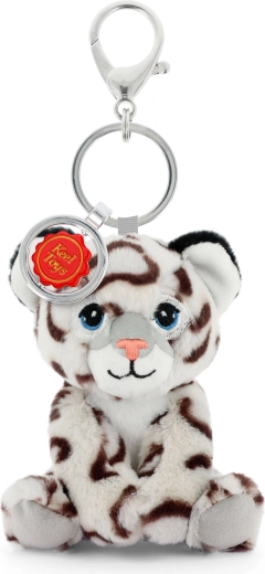 Keeleco obesek za torbo snežni leopard 12 cm
