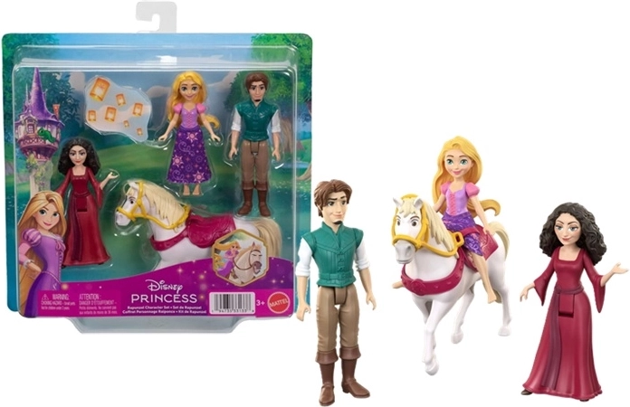 Disney Princess komplet 4 mini punčk Zlatolaska
