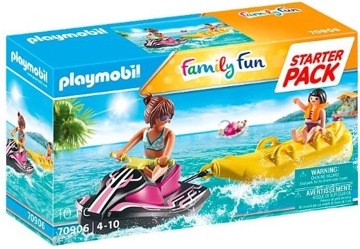 Playmobil Family Fun Starter Pack Vodni skuter z bananovim čolnom