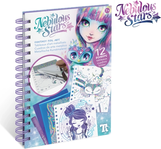 Nebulous Stars fantazijsko ustvarjanje s folijo – komplet kreativnih slik