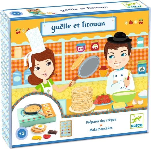 Djeco palačinke z Gaëlle in Titouanom