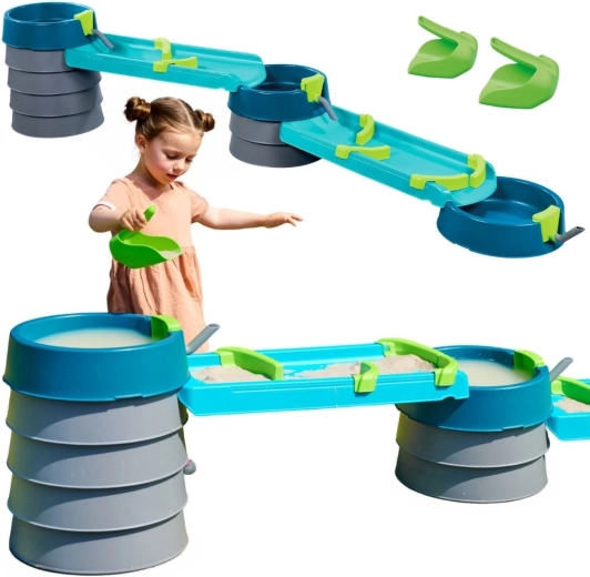 AquaPlay Mudway Flow water track with 29 pieces