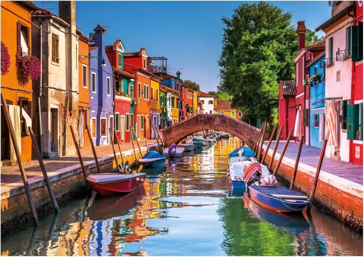 Educa puzzle Burano, Italija – 3000 koščkov