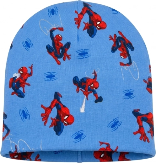 Bombažna prehodna kapa Marvel Spider-Man modra