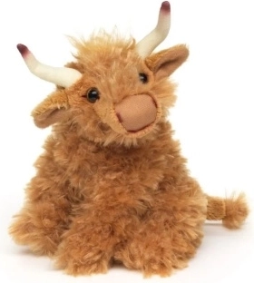Eco-friendly plush cow 10 cm - 1 piece