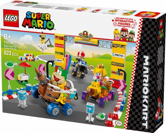 LEGO Super Mario Baby Peach in Grand Prix set