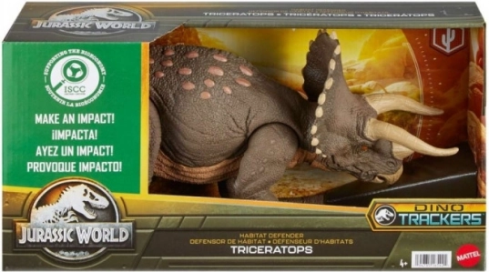 Jurassic World Triceratops – okolju prijazna figurica z AR-funkcijami
