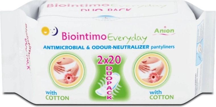 Biointimo Anion duo paket intimni dnevni vložki 40 kosov