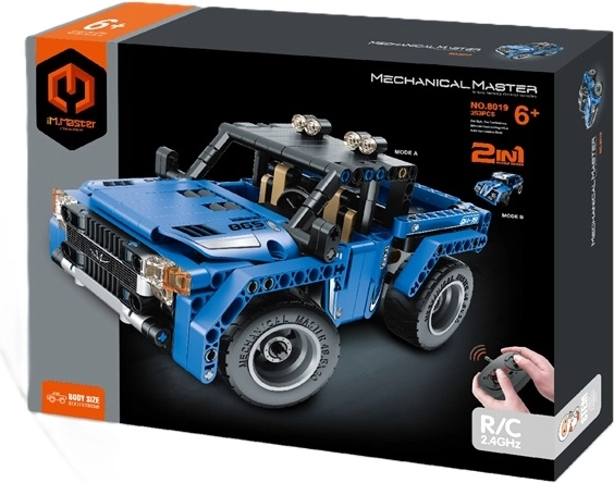 iM.Master RC building kit 2-in-1 – remote-controlled pickup (353 pieces), blue