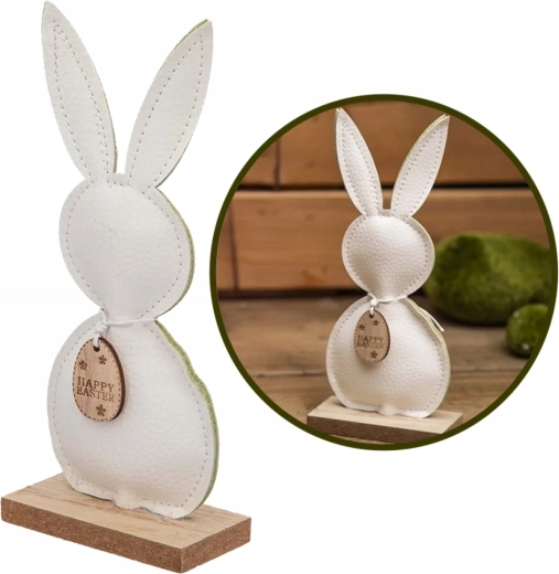 Dekorativna figurica zajca z obešanko 18 cm